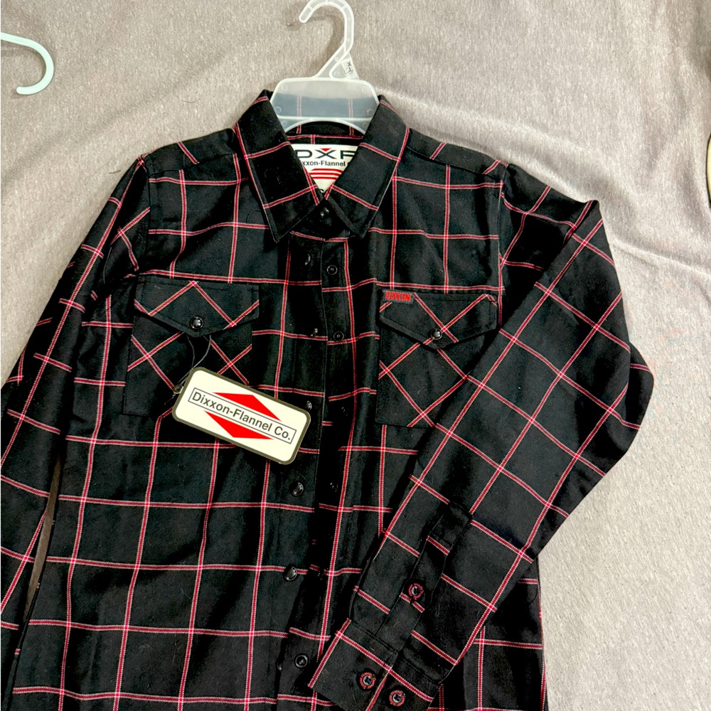 Dixxon flannel Gridlock new with tags size small women’s